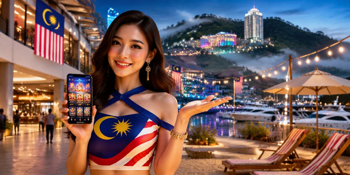 Suasana permainan kasino dan deposit di Genting Highlands Malaysia dalam gaya Melayu yang meriah
