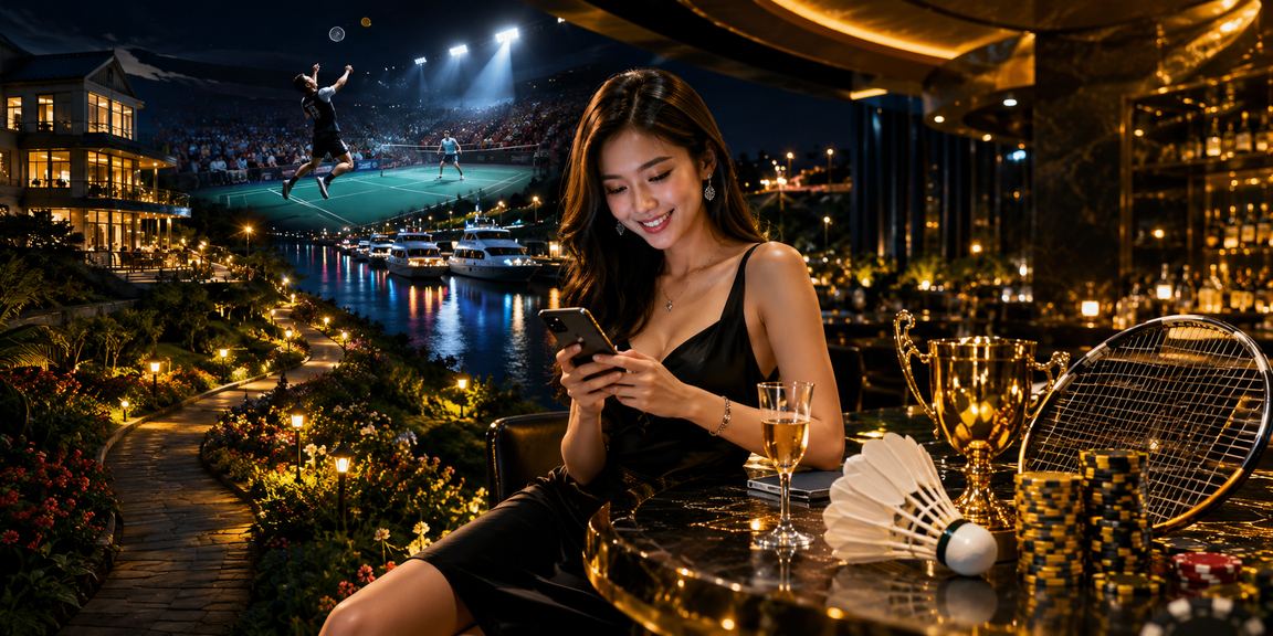 Pemain Malaysia menggunakan telefon pintar untuk membeli tiket loteri dan permainan kasino mudah alih